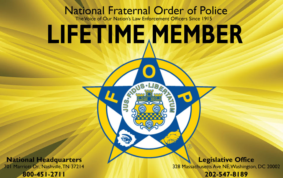 Specialty Member Cards Fraternal Order of Police