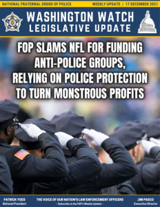FOP Slams NFL for Funding Anti-Police Groups, Relying on Police Protection to Turn Monstrous Profits