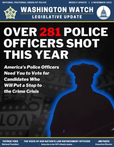 Over 281 Police Officers Shot This Year