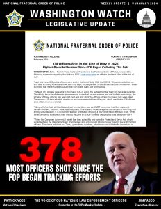 Most Officers Shot Since Tracking Efforts Began