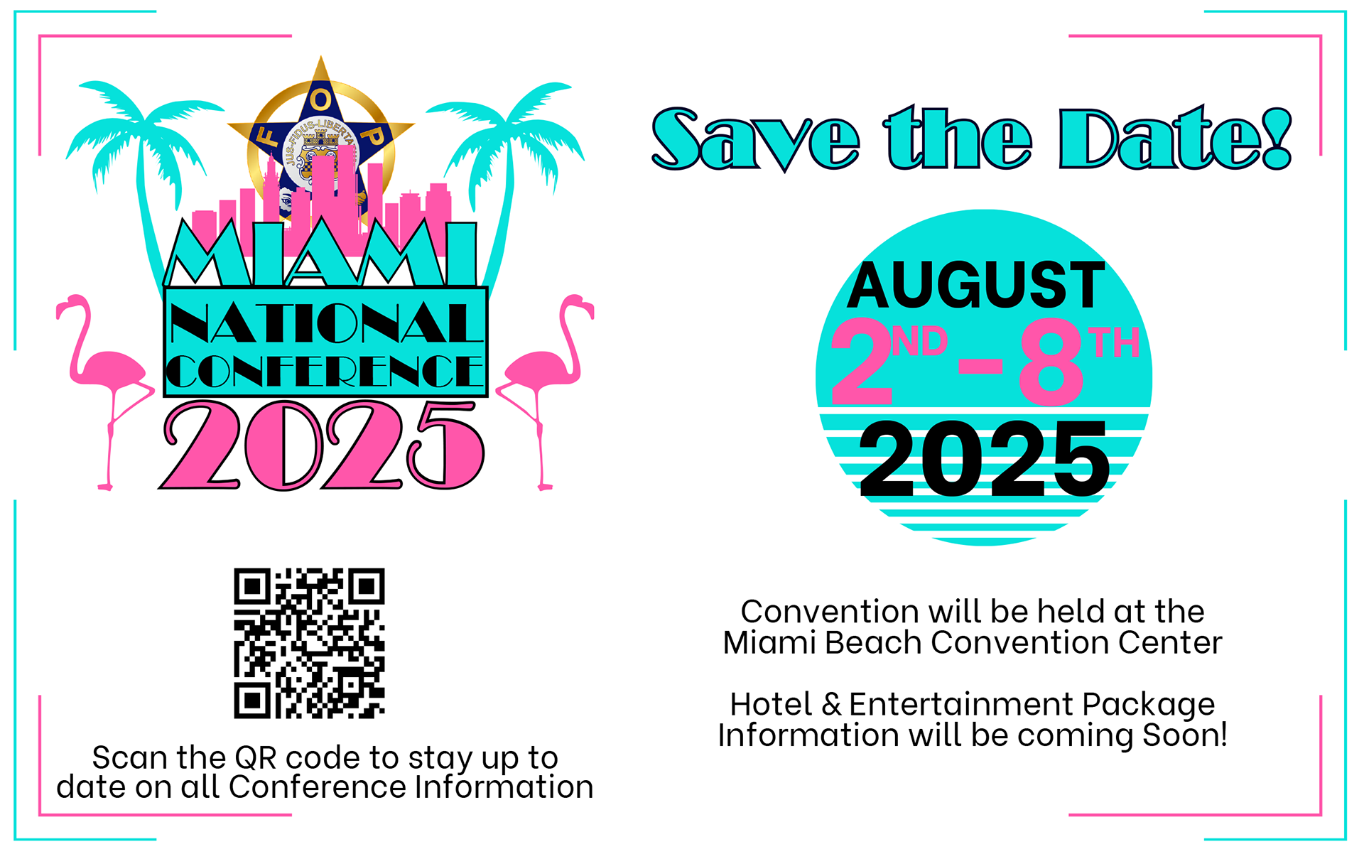 Save the Date for the 2025 National Conference in Miami!