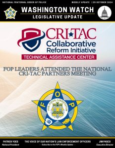 FOP leaders Attended the National CRI-TAC Partners Meeting