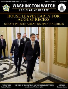 House Leaves Early for August Recess