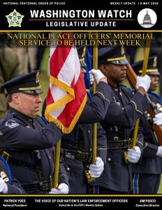 National Peace Officers’ Memorial Service To Be Held Next Week
