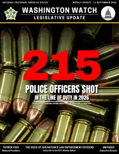 215 Officers shot in 2026